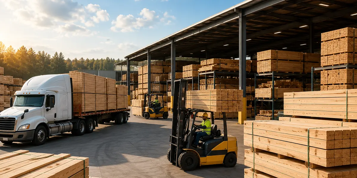 How a Wholesale Lumber Distributor Improves Supply Chain Efficiency and Reduces Material Costs